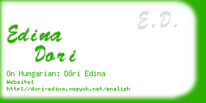 edina dori business card